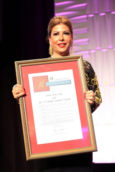California State Senate commends role of HH Sheikh Mansoor Festival